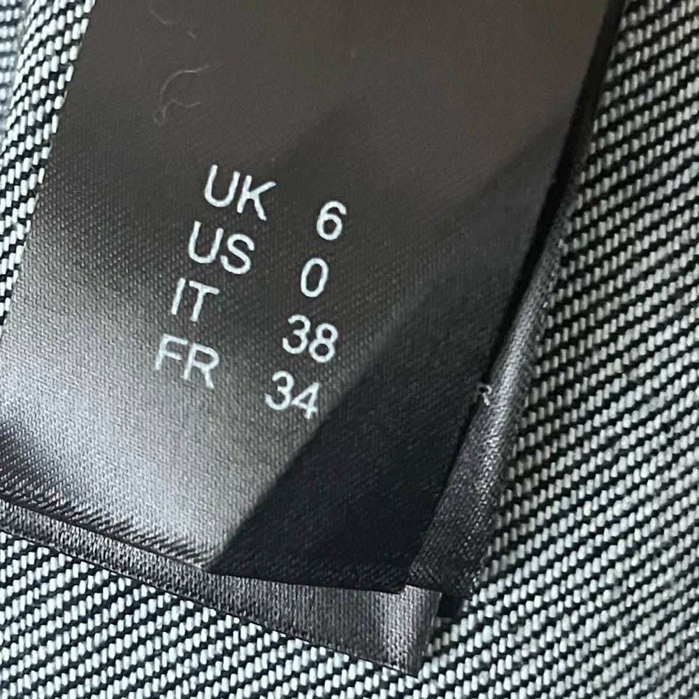 AlexaChung Blue Indigo Denim Midi Apron Dress NWT US 0 - Picture 10 of 11